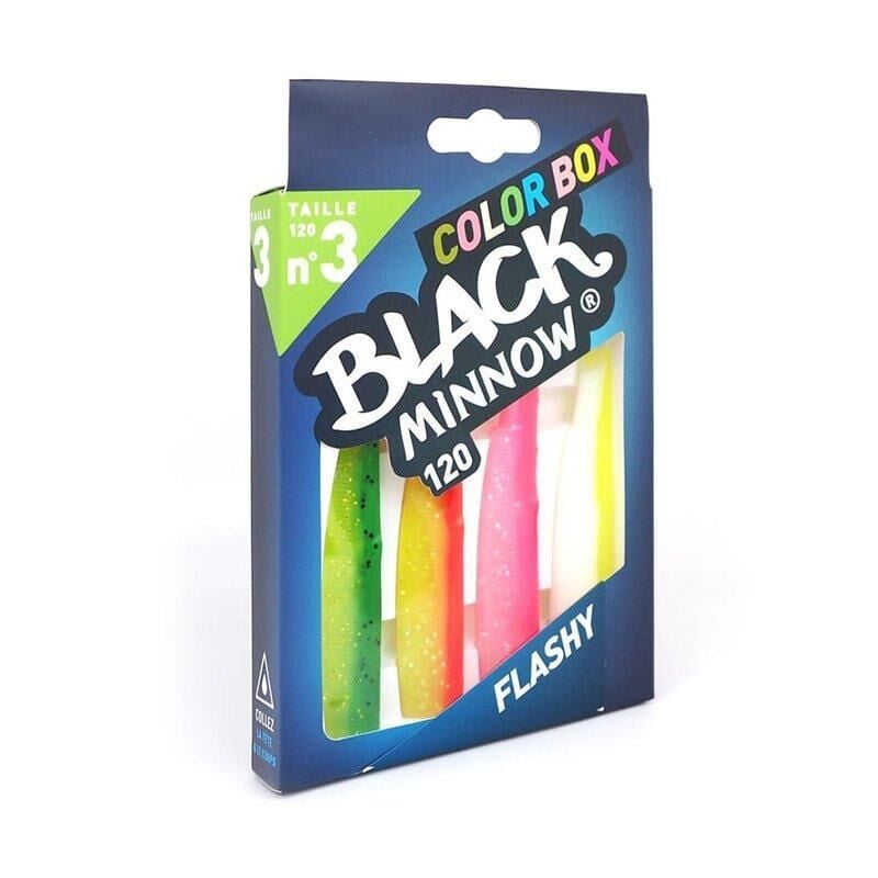 Fiiish Black Minnow BM120\3 BM641 Color Box Flash Silikon Kandırıcı