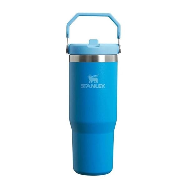 Stanley The IceFlow Flip Straw Pipetli Termos Bardak 0,89 Lt Azure Mavi