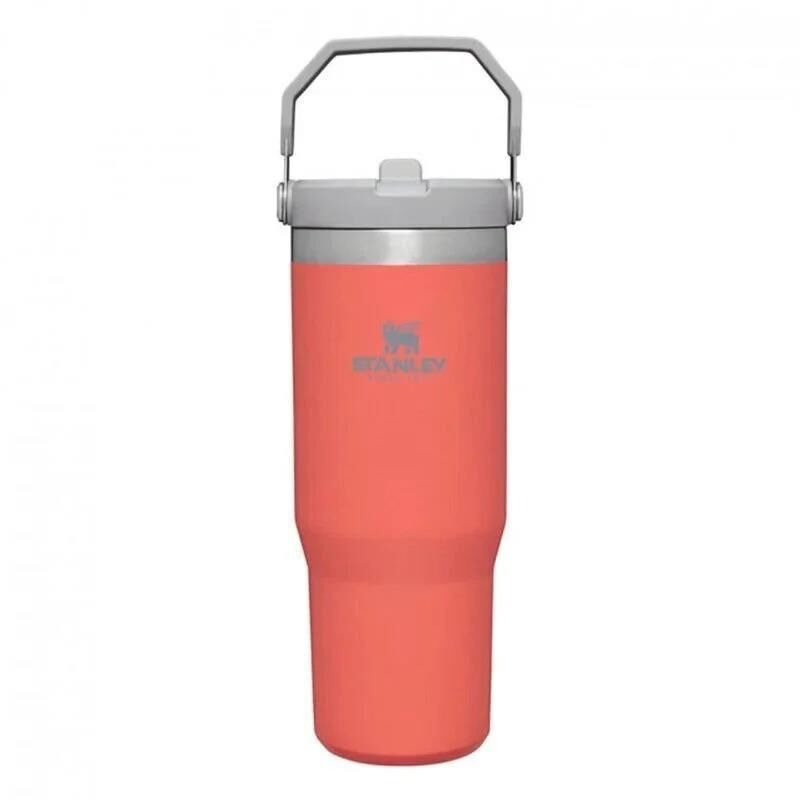 Stanley The IceFlow Flip Straw Pipetli Termos Bardak 0,89 Lt Açık Mercan