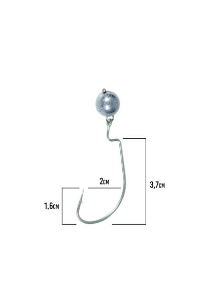 Fujin OffSet Jighead 4/0 10 Gr