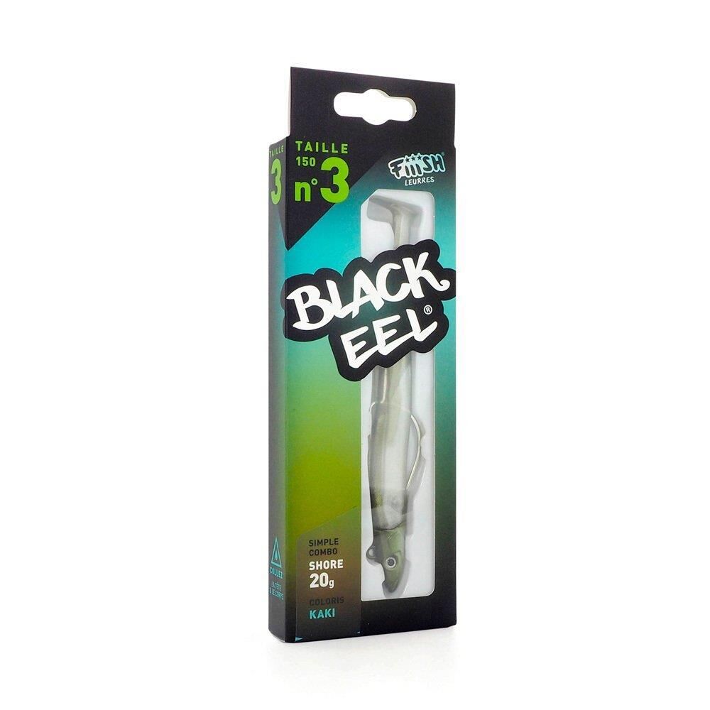Fiiish Black Eel  BE150\3 BE1145 Simple Combo Shore 20Gr Kaki Silikon Yem