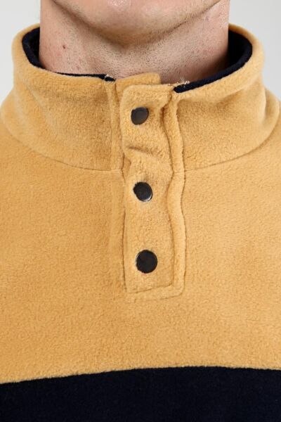 North Trace Fast Trek Erkek Anorak Polar Camel/Lacivert - 2XL