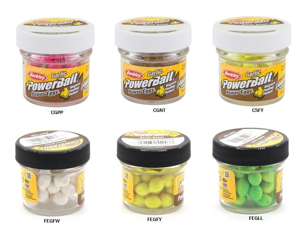 Berkley PowerBait Power Eggs Garlic Scent Floating Silikon Yem