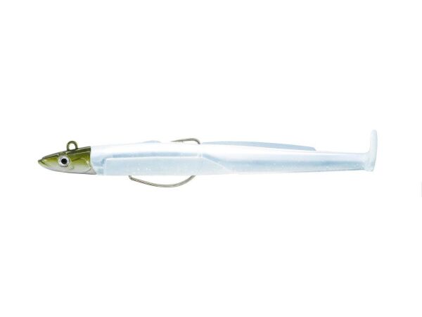 Fiiish Black Eel  BE150\3 BE1146 Simple Combo Shore 20g Cloudy White Silikon Yem
