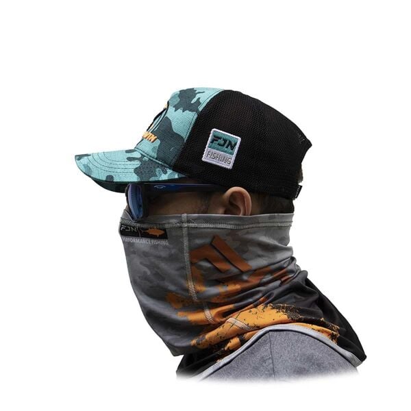 Fujin Turquoise Camo Tuna Balıkçı Şapkası