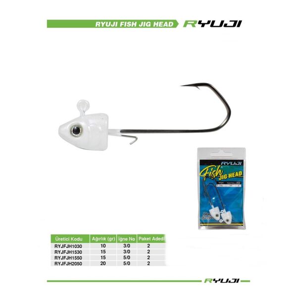 Ryuji Fish Jig Head İğne 10 Gr - NO:3/0