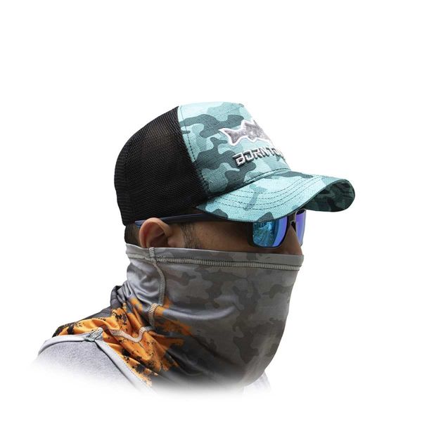 Fujin Turquoise Camo Fish Balıkçı Şapkası Turquoise
