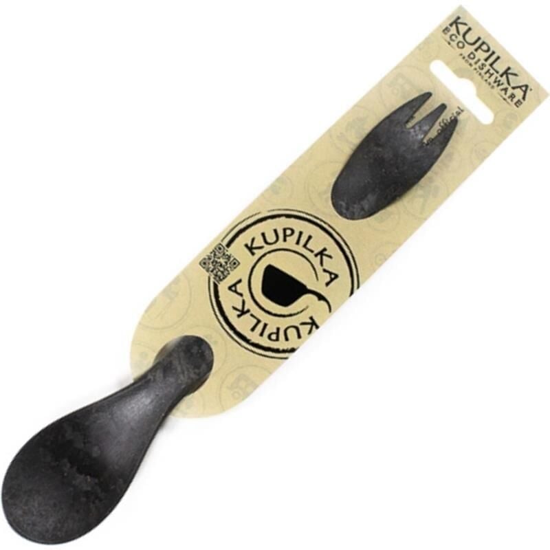 Kupilka Spork 225 Uzun Çatal Kaşık SİYAH