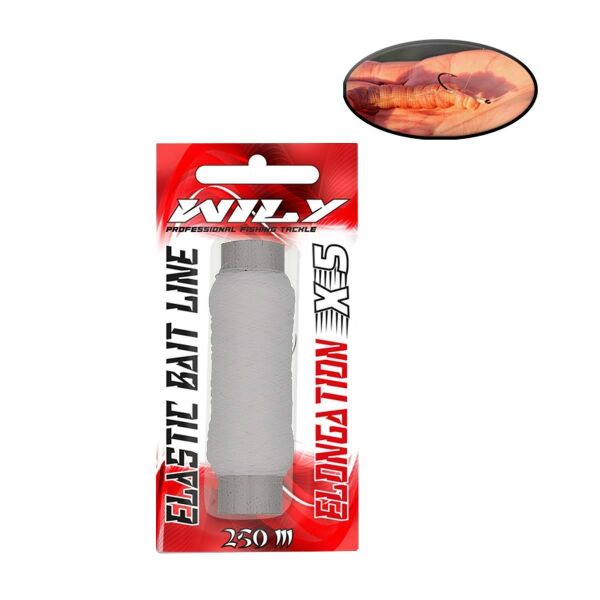 Wily Elastik Bait Line 0.2 mm 250 mt Yem İpi