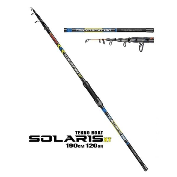 Trabucco Solaris Tekno XT 190cm 120gr Teleskopik Tekne Bot Kamışı