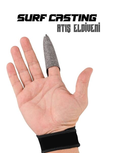 Fujin Pro Angler Surf Casting Atış Eldiveni SİYAH