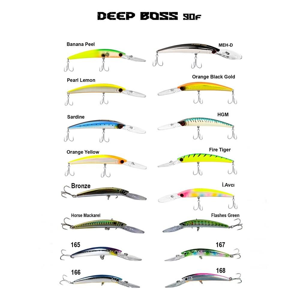 Fujin DeepBoss 90F 9.5gr Maket Balık