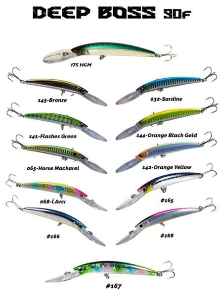 Fujin DeepBoss 90F 9.5gr Maket Balık