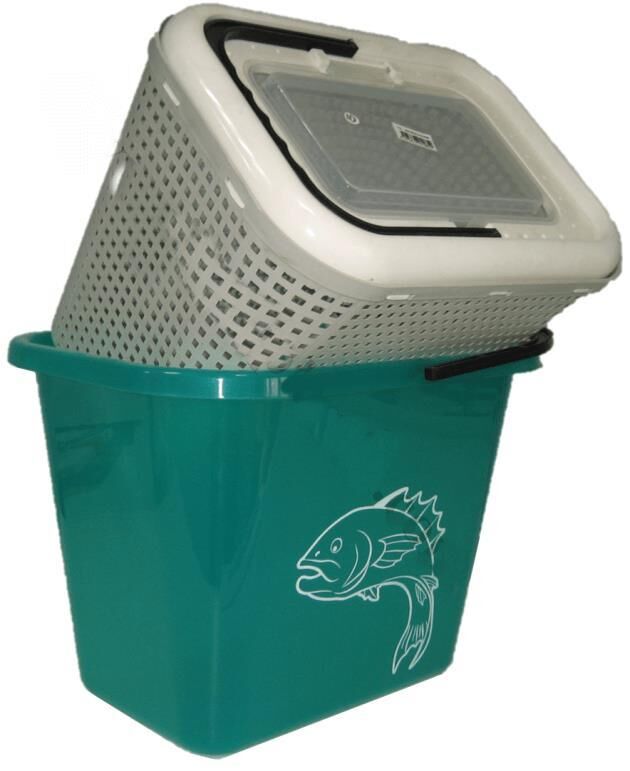 Süzgeçli Balıkçı Kovası MAVİ