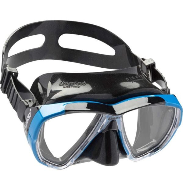 Cressi Big Eyes Dalış Maskesi BLACK/BLUE