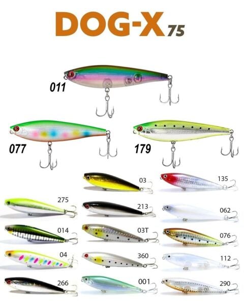 Fujin DOG-X DX-75SW 75 mm 8.5 gr Suni Yem