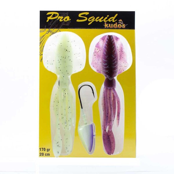Kudos Pro Squid 20cm 170gr Lumo Zoka Kalamar Silikon Yem