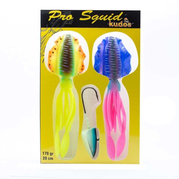 Kudos Pro Squid 20cm 170gr Lumo Zoka Kalamar Silikon Yem 05-25
