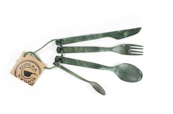 Kupilka Cutlery Çatal Bıçak Kaşık Seti YEŞİL