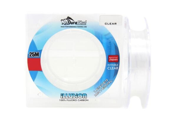 DuraKing Illusion 100% FluoroCarbon Olta Misinası 25Mt 0,37 MM