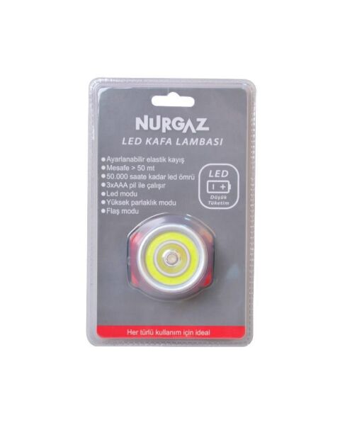 Nurgaz Targa Ledli Kafa Lambası