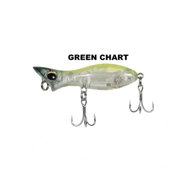 Ryuji Baby Popper 5cm 3,5gr Suni Yem GREEN CHART