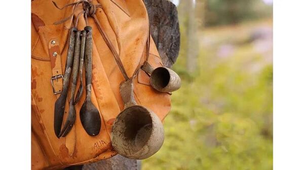Kupilka Cutlery Kuksa Çatal Bıçak Takımı KAHVE