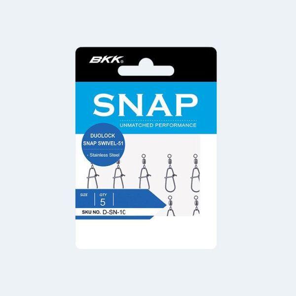 BKK Duo Lock Snap Swivel-51 Klipsili Fırdöndü NO:00