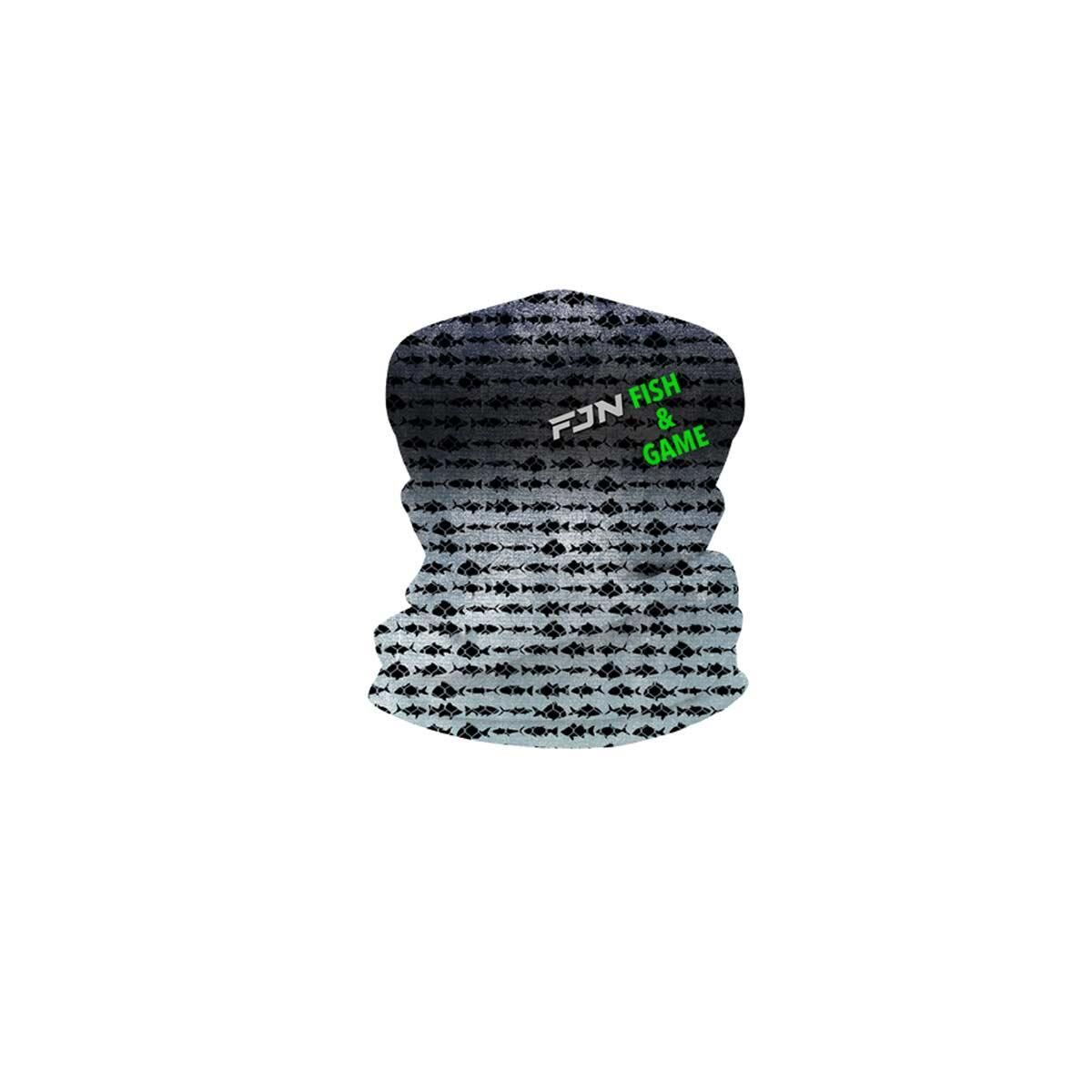 Fujin Neck Gaiter Boyunluk Aqua Blue Fish