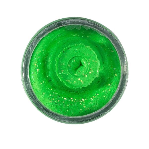 Berkley PowerBait Natural Scent Glitter Trout Bait ( Garlic ) Hamur Yem Fluorescent Orange