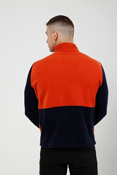 North Trace Fast Trek Erkek Anorak Polar Kiremit/Lacivert - 2XL