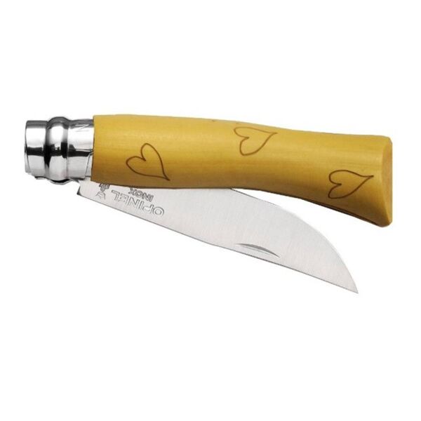 Opinel Inox Şimşir No.7 İşlemeli Çakı