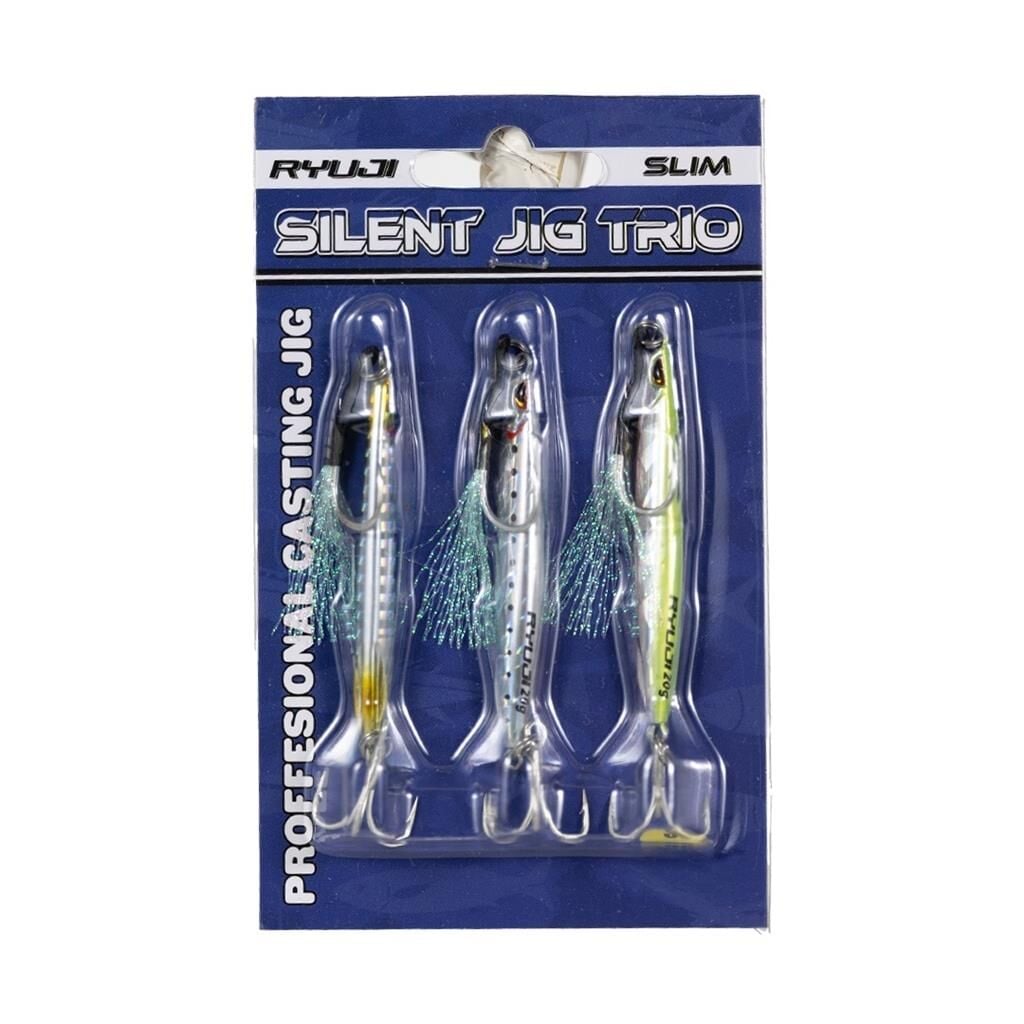 Ryuji Silent Jig Trio Slim Jig Yem Zebra Mix - 20 Gr