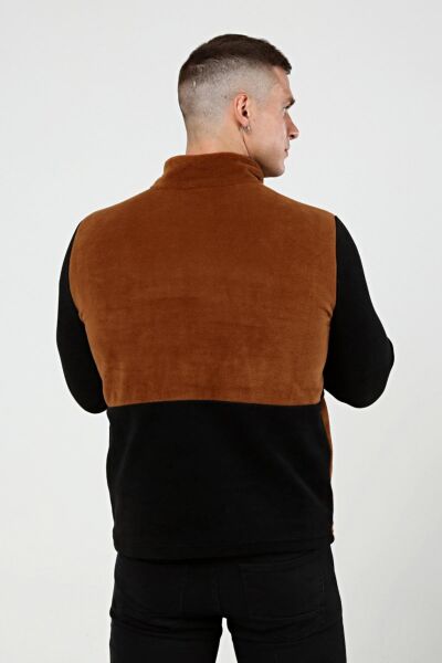 North Trace Fast Trek Erkek Anorak Polar Kahverengi/Siyah - 2XL