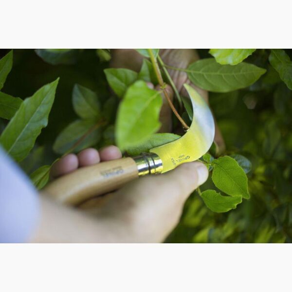 Opinel Inox N°10 Billhook Kayın Saplı Bağ Çakısı