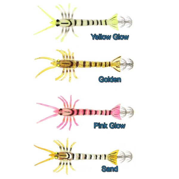 Savage Gear 3D TPE Shrimp Egi Jig 9,2cm 14gr Kalamar Zokası