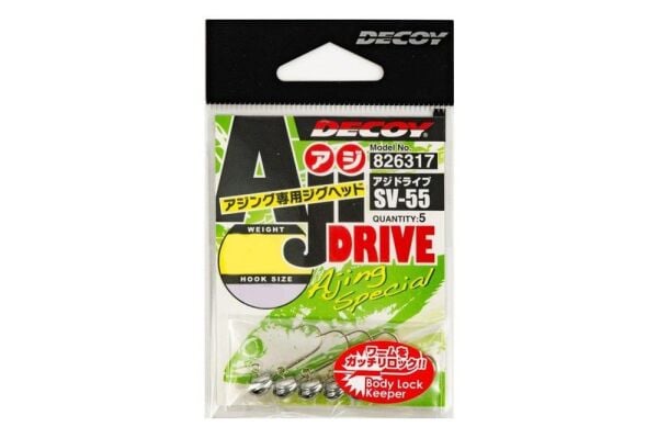 Decoy SV-55 Aji Drive Jighead NO:8 - 1,8 GR