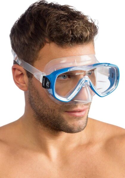 Cressi Rondinella Palet Maske Şnorkel Seti Aquamarine - 43-44