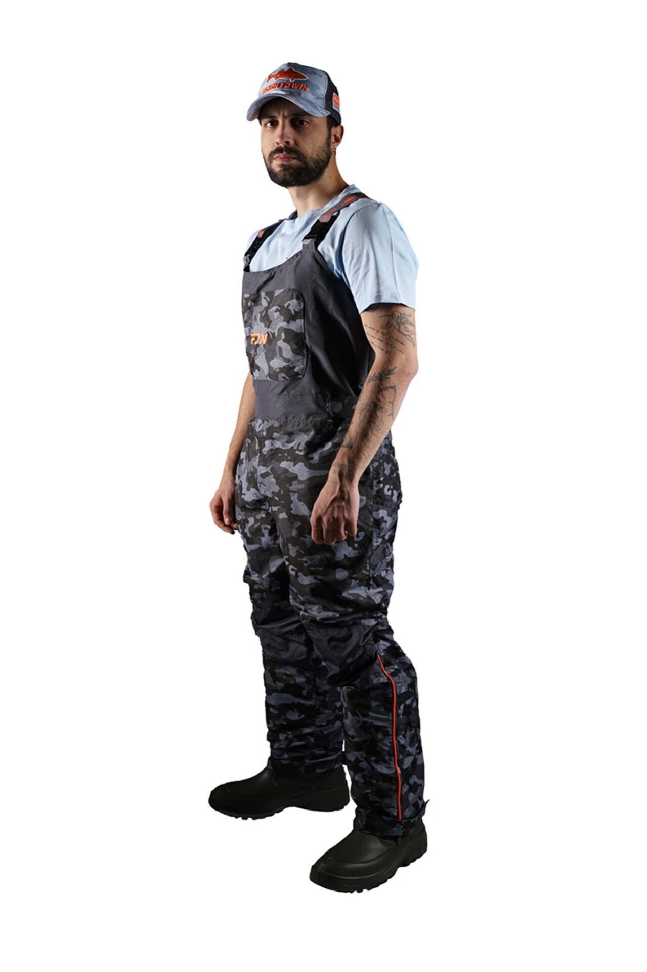 Fujin Trousers Tulum Camo Grey Camo Grey - XL