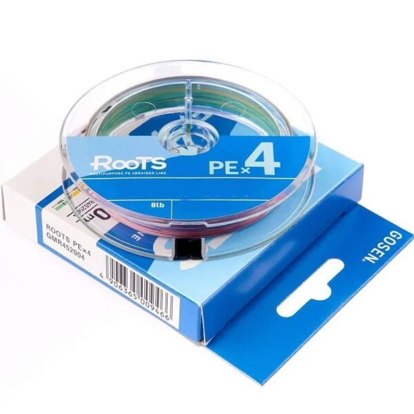 Gosen X4 Roots PE 4 Örgü Spin İpi MULTİCOLOR - 200 MT - 0,104 MM