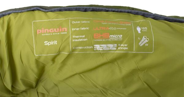 Pinguin Spirit -31°C BHP-195 Uyku Tulumu | Khaki | SAG