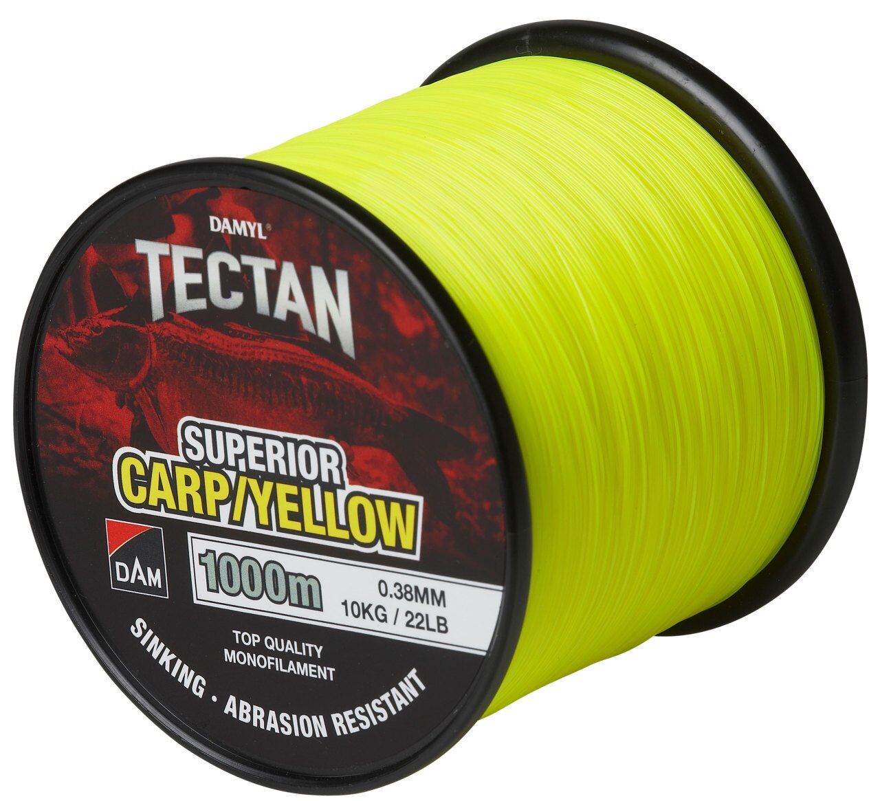 Dam Tectan Carp/Yellow 1000 mt Monofilament Olta Misinası 0,33 mm