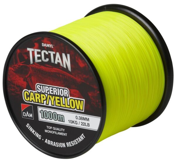 Dam Tectan Carp/Yellow 1000 mt Monofilament Olta Misinası 0,33 mm
