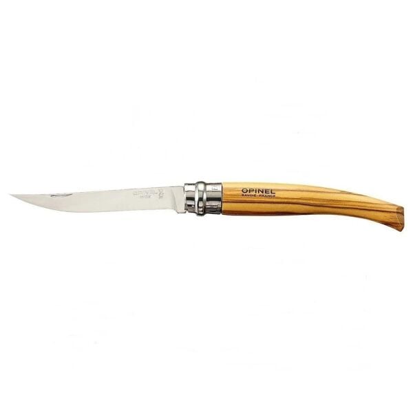 Opinel Inox Slim Line 10 Olive Tree Fleto Çakı