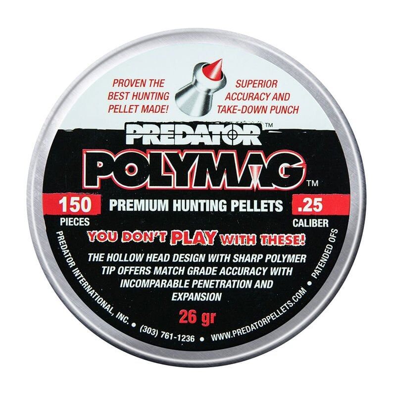 JSB Polymag 6.35 mm Havalı Saçma [25 CAL]