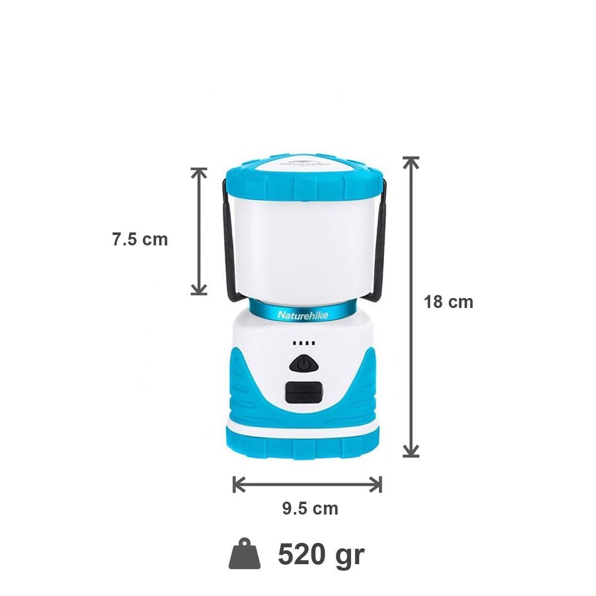 Naturehike Multi-Fonksiyonel Kamp Lambası MAVİ