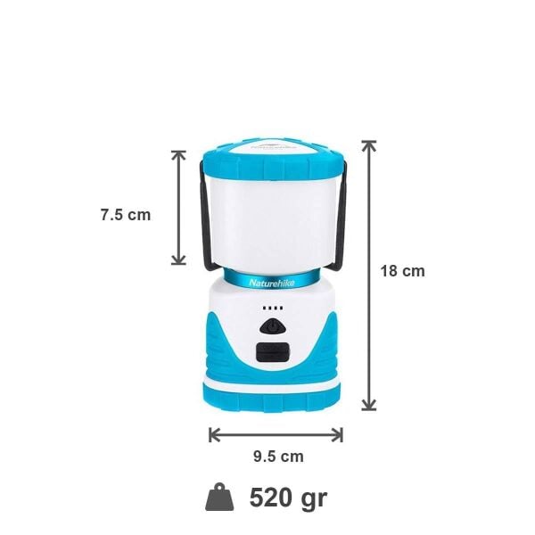 Naturehike Multi-Fonksiyonel Kamp Lambası MAVİ