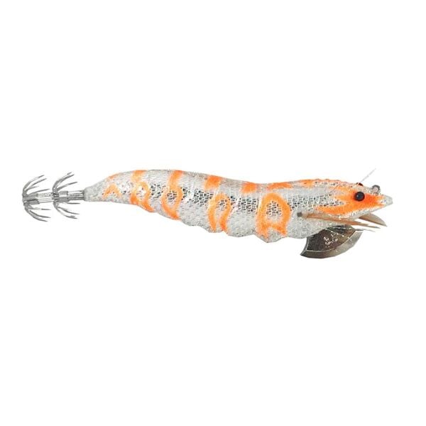 Savage Gear 3D Shrimp Egi Jig 7,5 cm 14 gr Kalamar Zokası Cloth Olive Glow