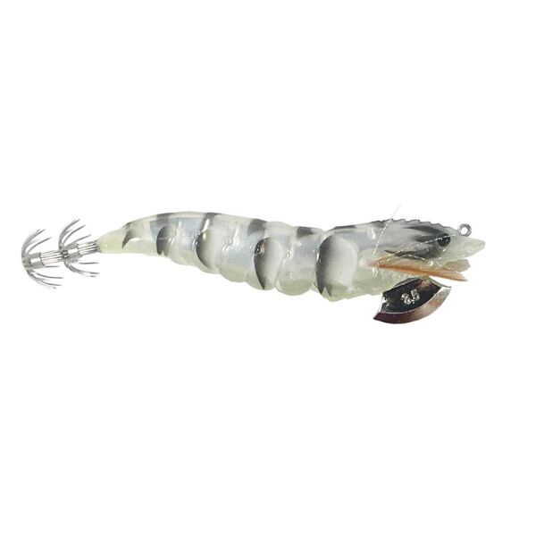 Savage Gear 3D Shrimp Egi Jig 7,5 cm 14 gr Kalamar Zokası Cloth UV White