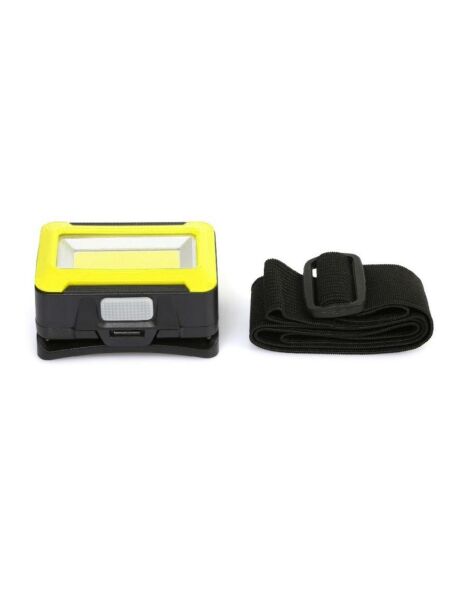 Black Watton MultiFonksiyonel Ultra Led Kafa Lambası Sarı